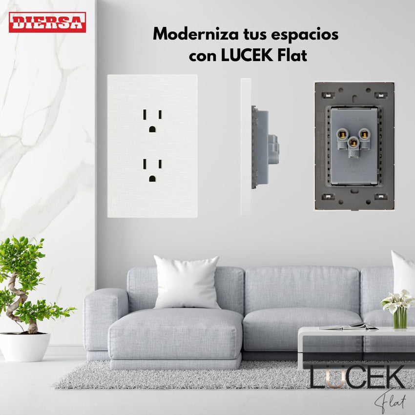 Pack x12 | Lucek Flat BF06 2 Contactos