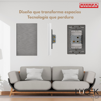 Pack x12 | Lucek Flat BF01/3 Apagador De Escalera