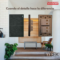 Pack x12 | Lucek Flat BF02 – 2 Apagadores Sencillos