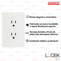 Pack x12 | Lucek Flat BF06 2 Contactos