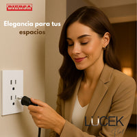 Pack x12 | Lucek Flat BF06 2 Contactos