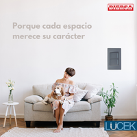 Pack x10 | Lucek Premium BP02/3 MP y MA con 1 Apagador Sencillo y 1 Escalera Anodizadas