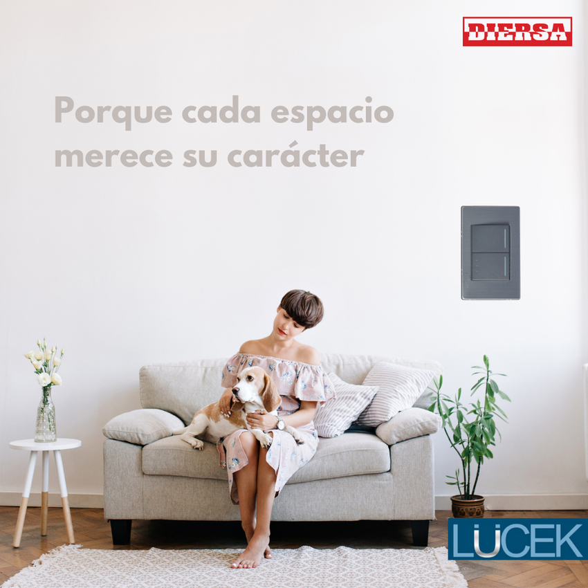 Pack x10 | Lucek Premium BP02/3 MP y MA con 1 Apagador Sencillo y 1 Escalera Anodizadas