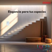 Pack x10 | Lucek Flat BP03/3 Cristal con 2 Apagadores Sencillos y 1 de Escalera