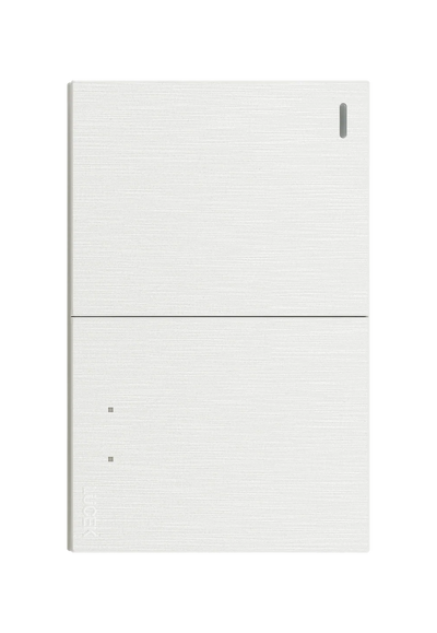 Pack x12 | Lucek Flat BF02/3 Placa Apagador Sencillo y Escalera