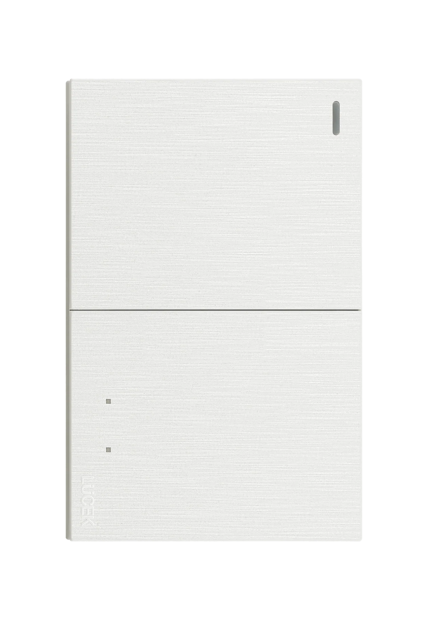Pack x12 | Lucek Flat BF02 – 2 Apagadores Sencillos