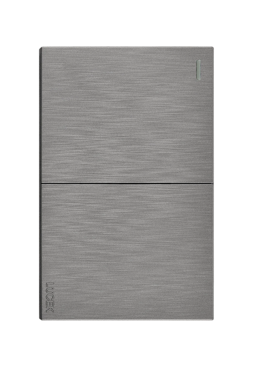 Pack x12 | Lucek Flat BF02 – 2 Apagadores Sencillos