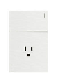 Pack x12 | Lucek Flat BF07 1 Apagador Sencillo y 1 Contacto