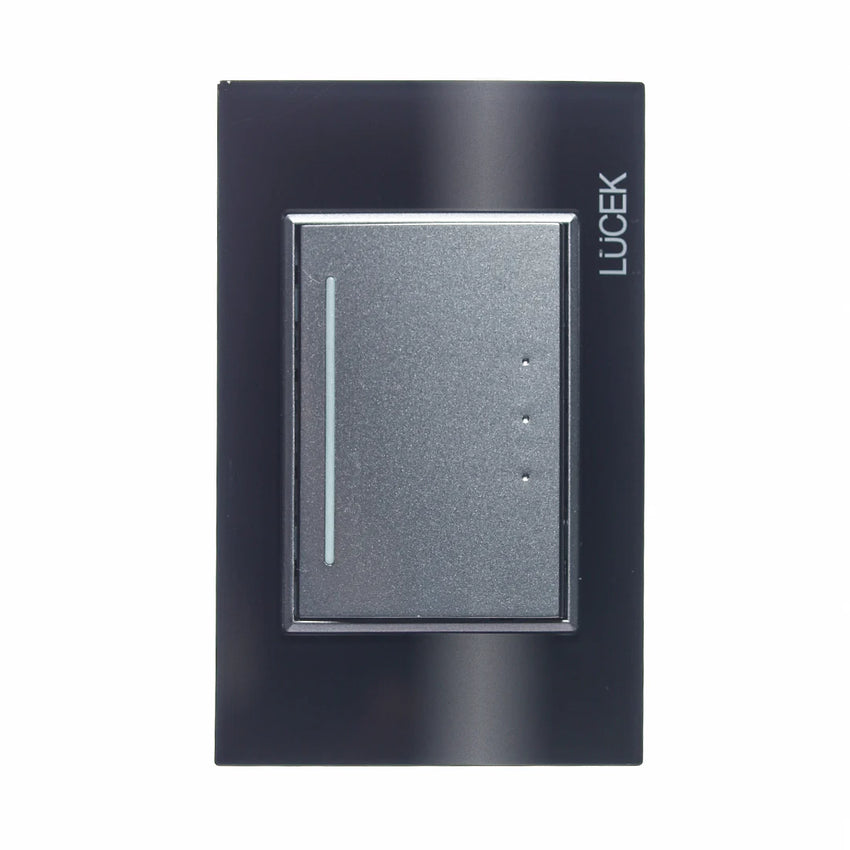 Pack x10 | Lucek Flat BP01/3 Cristal con 1 Apagador Escalera