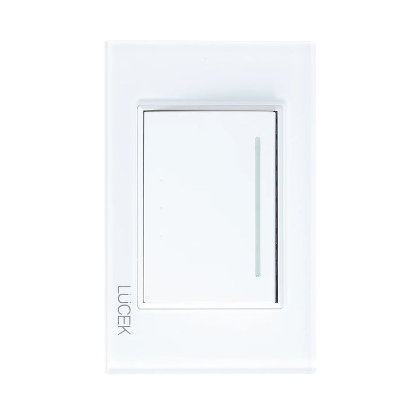 Pack x10 | Lucek Flat BP01/3 Cristal con 1 Apagador Escalera