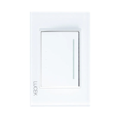 Pack x10 | Lucek Flat BP01/3 Cristal con 1 Apagador Escalera