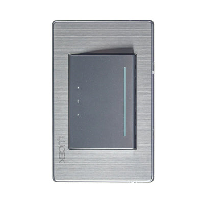 Pack x10 | Lucek Premium BP01/3 MP y MA con 1 Apagador Escalera Anodizadas