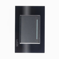 Pack x10 | Lucek Flat BP01 Cristal con 1 Apagador Sencillo