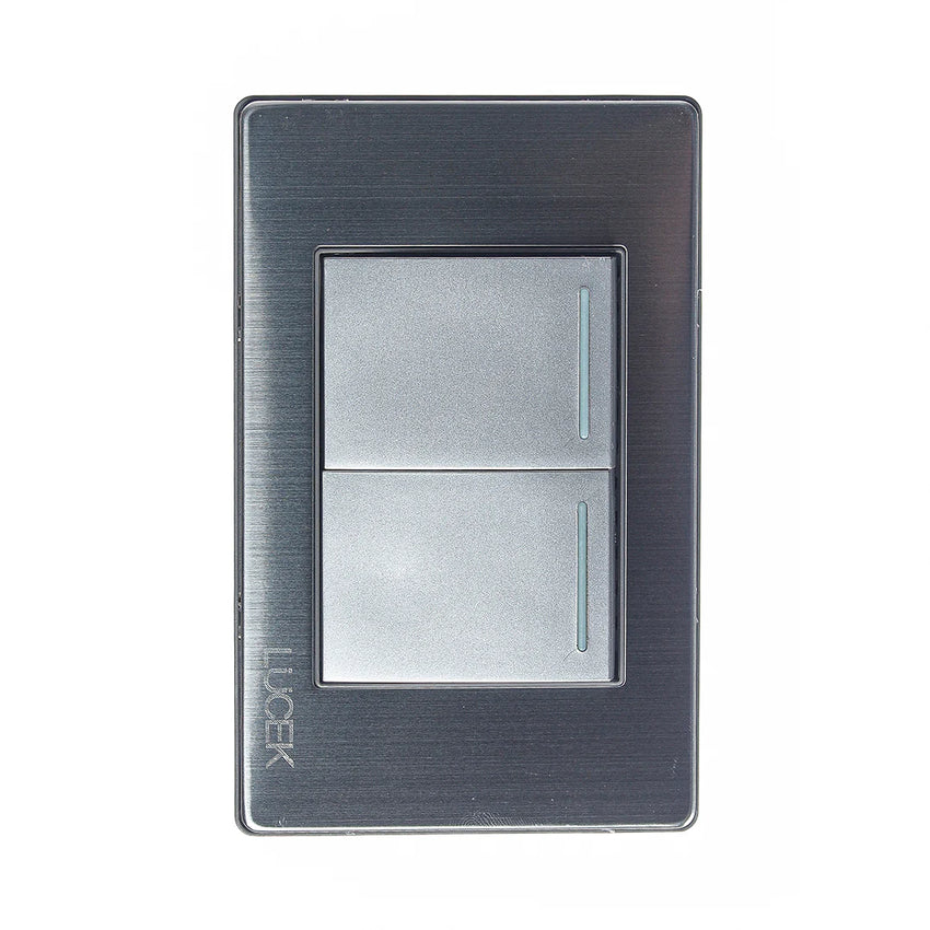 Pack x10 | Lucek Premium BP02 MP y MA con 2 Apagadores Sencillos Anodizadas