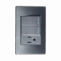 Pack x10 | Lucek Premium BP19 MP y MA con 2 Interruptores + 1 Contacto