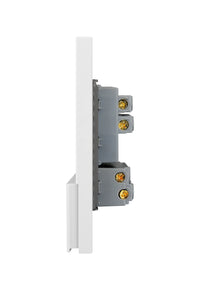 Pack x12 | Lucek Flat BF07 1 Apagador Sencillo y 1 Contacto