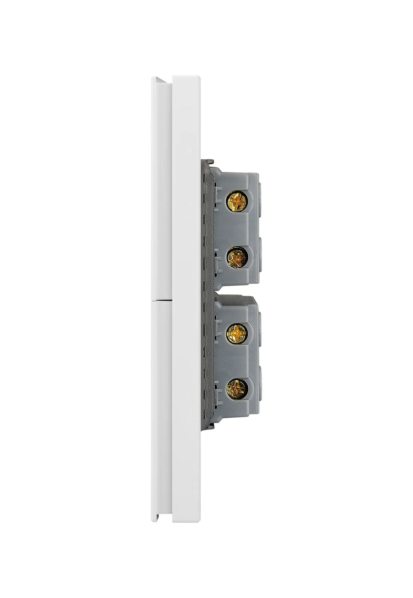 Pack x12 | Lucek Flat BF02 – 2 Apagadores Sencillos