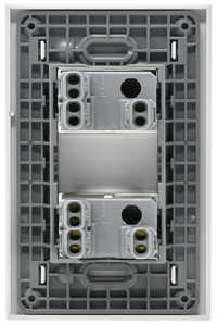 Pack x15 | Placa Bticino Forza2 Fz2201 Con 2 Apagador Escalera