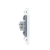 Pack x10 | Lucek Flat BP01/3 Cristal con 1 Apagador Escalera