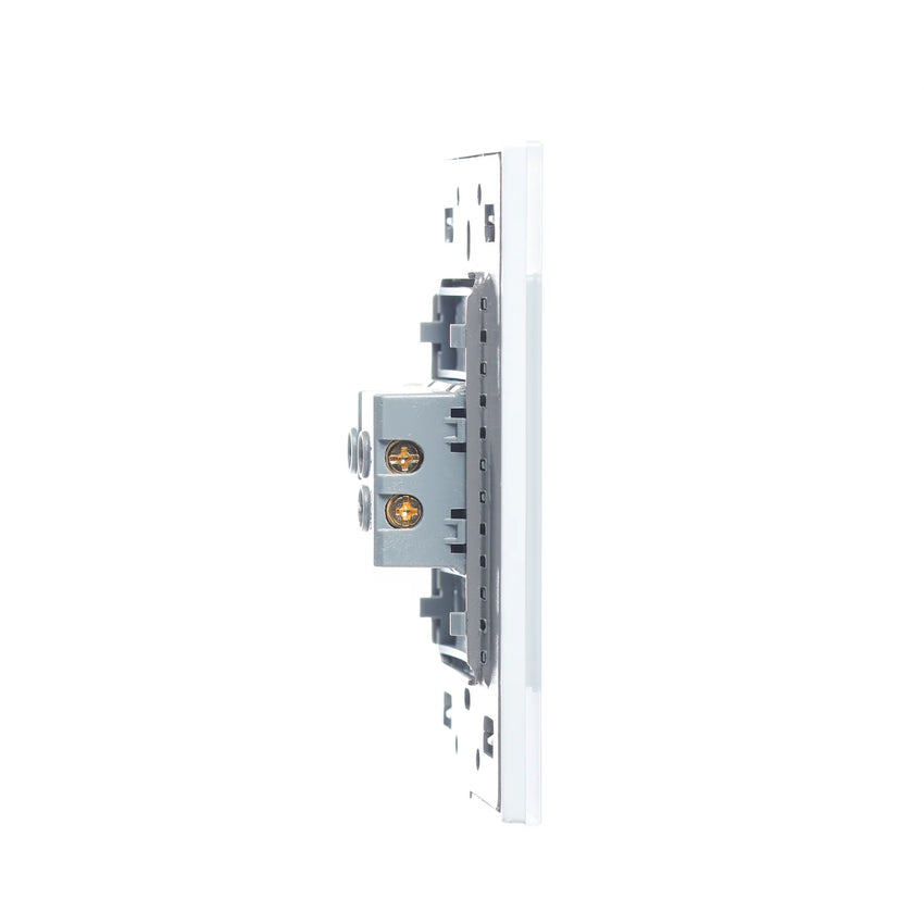 Pack x10 | Lucek Flat BP01/3 Cristal con 1 Apagador Escalera