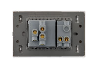 Pack x12 | Lucek Flat BF07 1 Apagador Sencillo y 1 Contacto