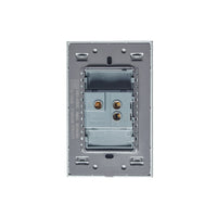 Pack x10 | Lucek Flat BP01/3 Cristal con 1 Apagador Escalera