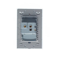 Pack x10 | Lucek Flat BP01/3 Cristal con 1 Apagador Escalera