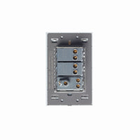 Pack x10 | Lucek Flat BP19 Cristal 2 Interruptores + 1 Contacto