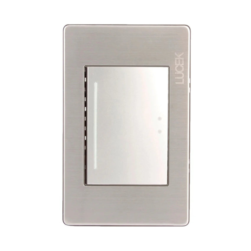 Pack x10 | Lucek Premium BP01/3 MP y MA con 1 Apagador Escalera Anodizadas