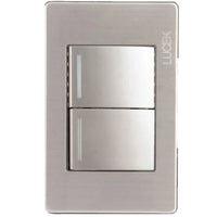 Pack x10 | Lucek Premium BP02 MP y MA con 2 Apagadores Sencillos Anodizadas