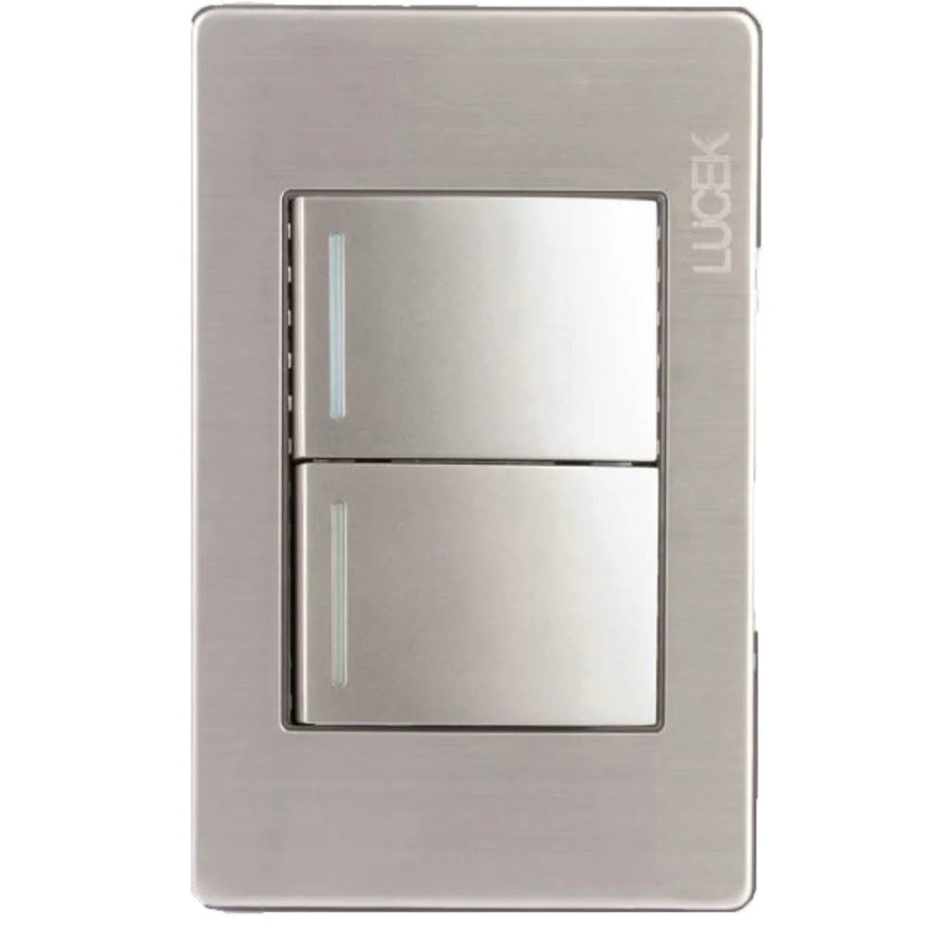 Pack x10 | Lucek Premium BP02 MP y MA con 2 Apagadores Sencillos Anodizadas