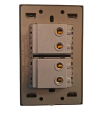 Pack x12 | Lucek Flat BF02 – 2 Apagadores Sencillos